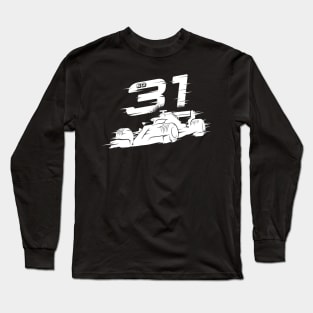 We Race On! 31 [White] Long Sleeve T-Shirt